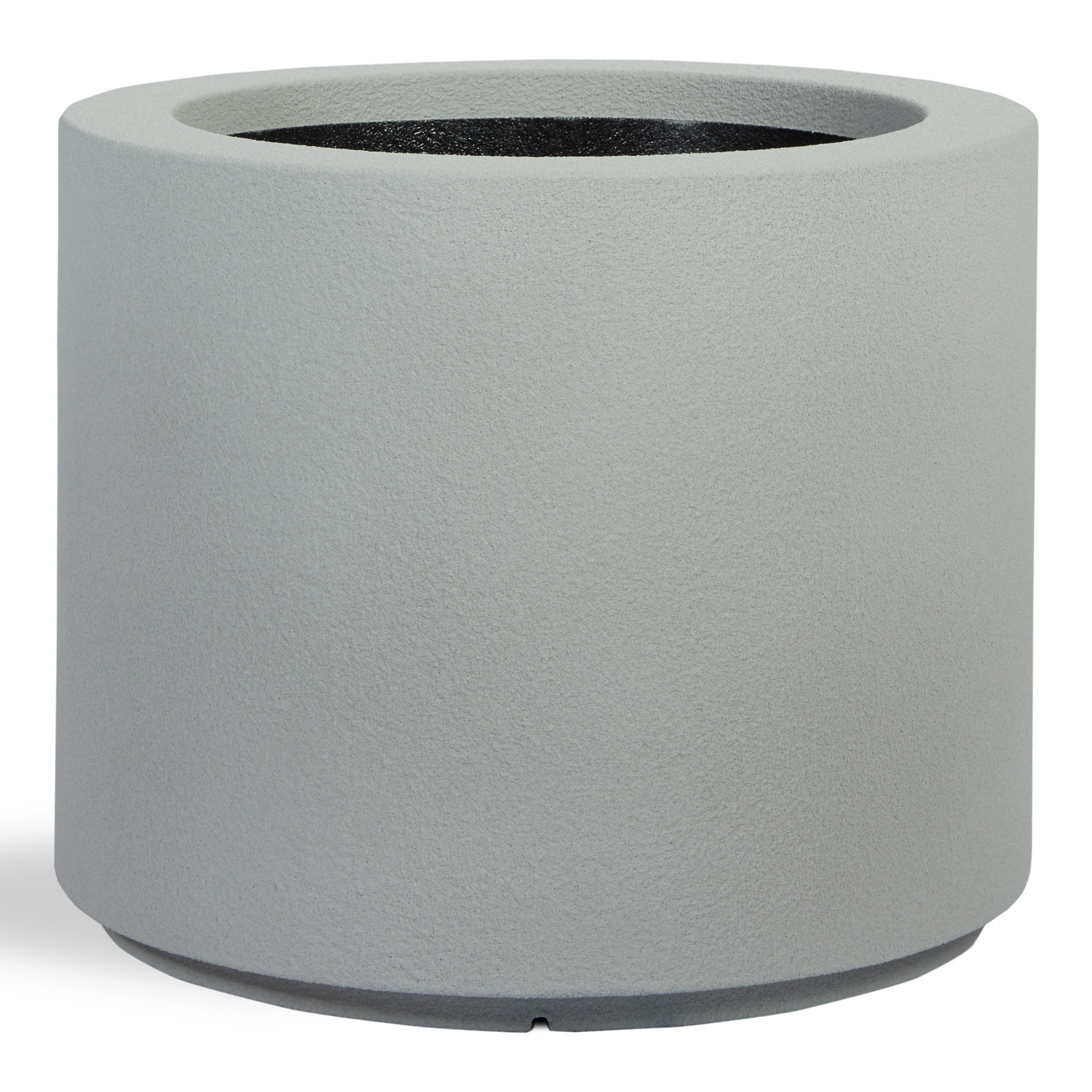 Gita 23" Pot Planter, Concrete Gray