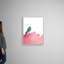 Oiseau sur Rose-reproduction d’art sur toile-391998696-391998700