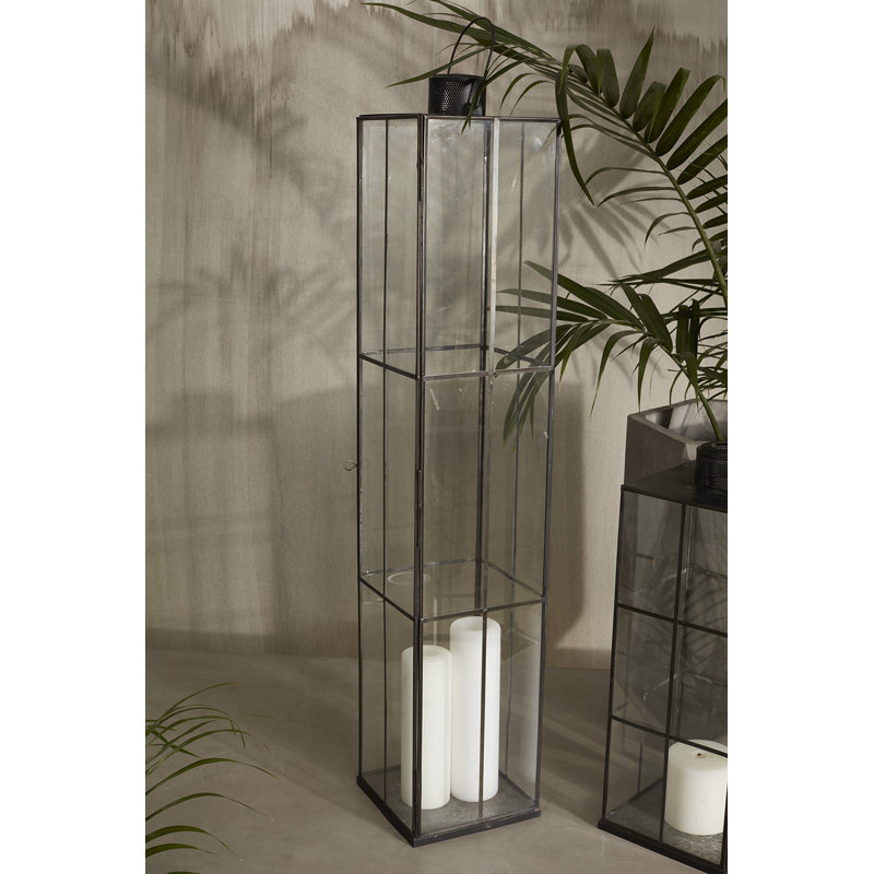 Tabletop Lantern, 42" H x 8" W x 8" D