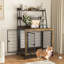 Caisse pour chien avec trois tablettes