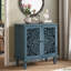 Armoire décorative, armoire de rangement à 2 portes, buffet avec tablette réglable et pieds en bois massif-72137237