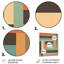 Décoration murale rétro Mid-Century graphique V - Mid-Century moderne en métal-863007603