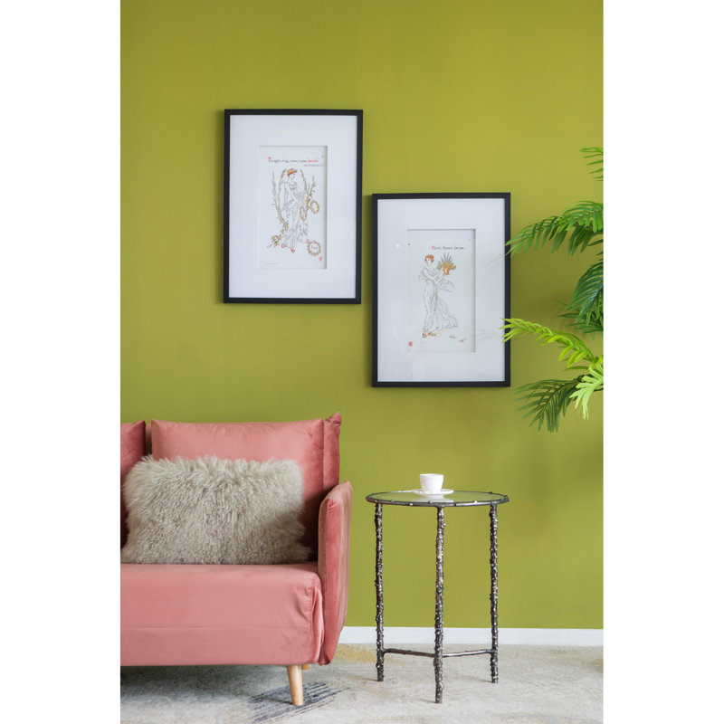 Duo d'art mural 20 x 28 po, ajouter de l'élégance à l'intérieur de la pièce - cadre 40% ps, 20% verre organique, papier, faire éclater