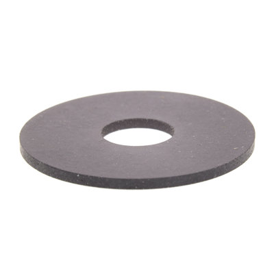 Fender Washers, 3/8 in. X 1-1/4 in. OD, Black Neoprene (10 Pack)