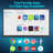JYXCN 75" Smart Board 4K Pro Touch Interactive Wireless Presentation Screen QR Sharing for Classroom Office(Include Wall Mount)