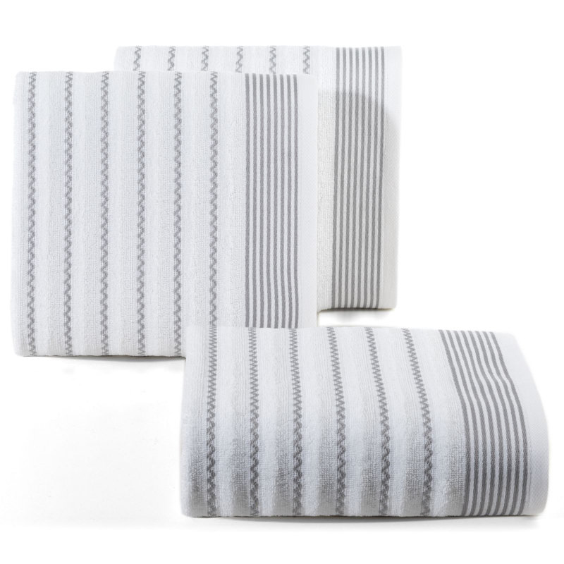 Hydiyah Midweight Jacquard Hand Towel, White