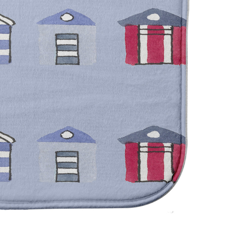 Tapis de bain Manford, Bleu, l 24 po x L 17 po
