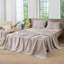 Ensemble de draps 100% coton lavé MooMee-119224431-119224422