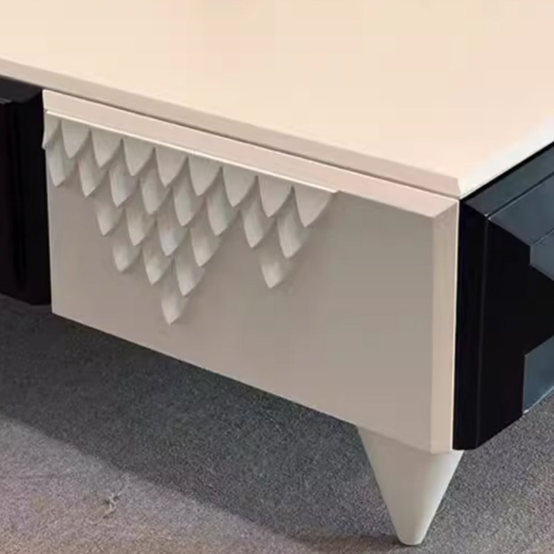 Individual creative design sense coffee table, 15.74" H x 35.43" L x 35.43" W