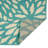 Blue Rectangle Polypropylene Area Rug-646616486