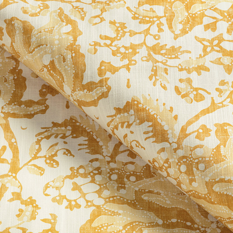 Manoir Weymouth Cotton Blend Performance Fabric, Canary