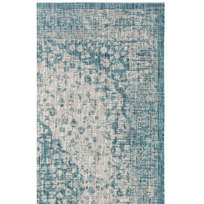 Amedee Performance Oriental Indoor/Outdoor Area Rug