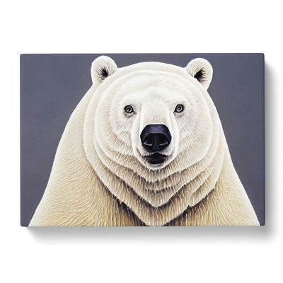 Euphoric Polar Bear - Wrapped Canvas