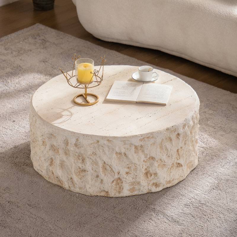 Table basse ronde Mgo Mid-Century