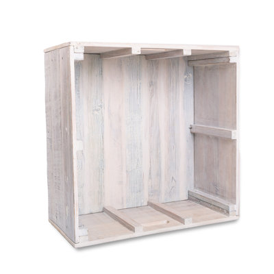 Caisse en bois massif