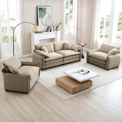 Ensemble de canapé luxueux et sophistiqué
