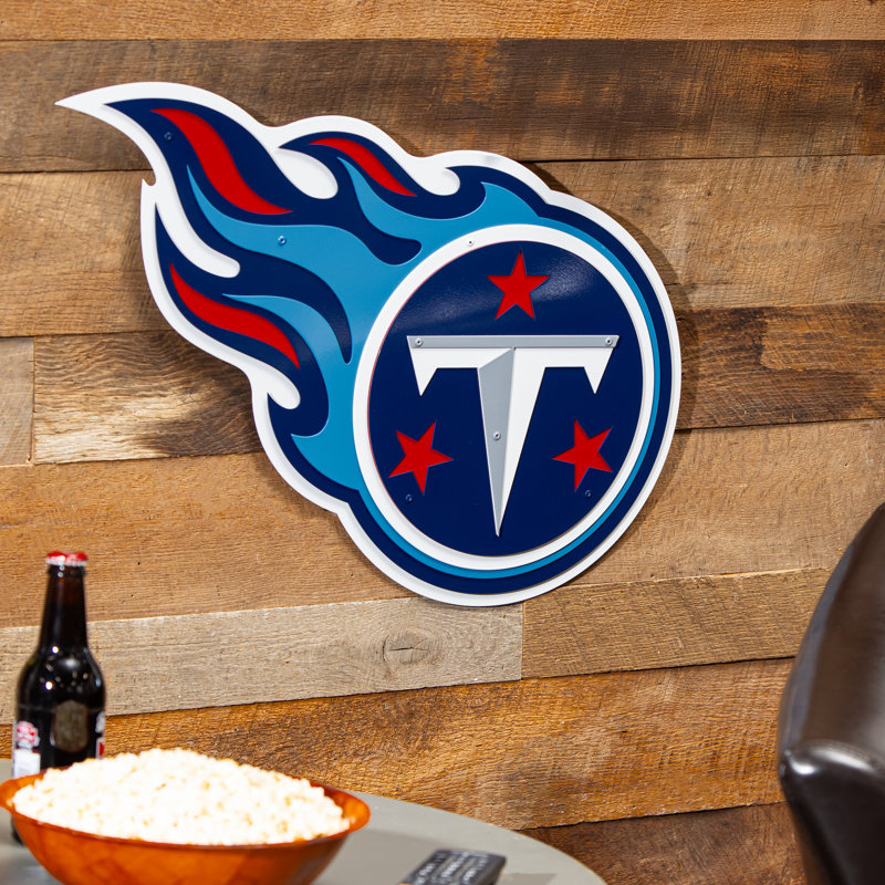 «Tennessee Titans Layered», art mural en métal
