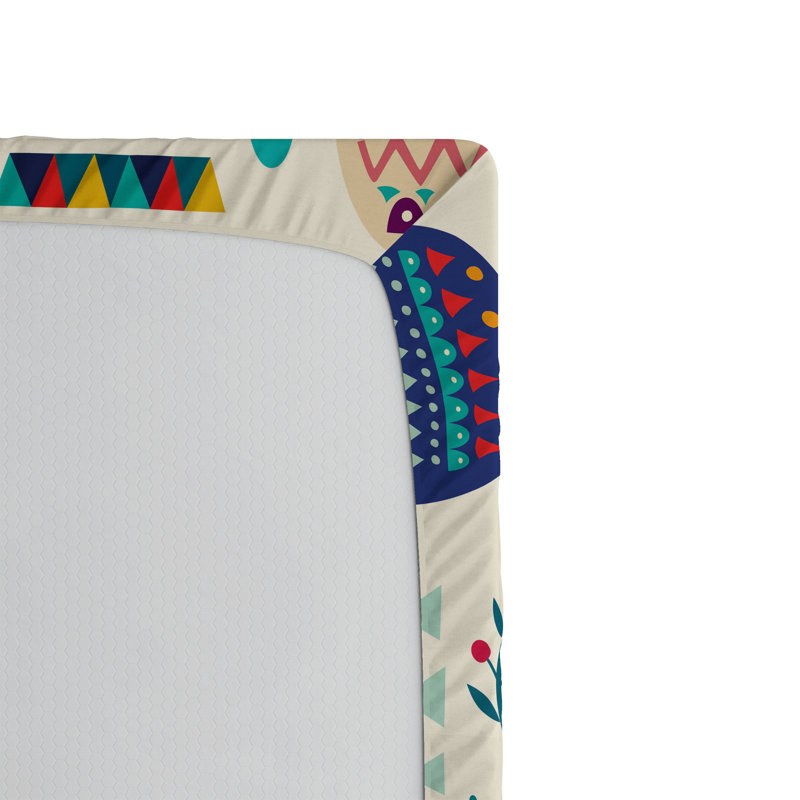 Multicolore Ambesonne, Calking Fitted Sheet