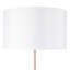 Norrington 154cm White Marble/Copper Traditional Floor Lamp-317711089