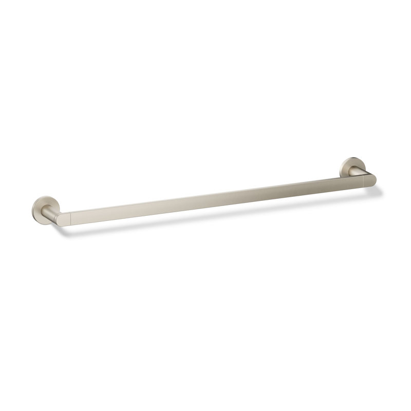 18" Wall Mounted Towel Bar, Vibrant Brushed Nickel, 24"W