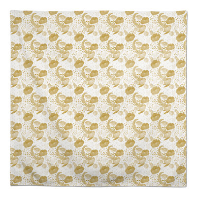 Nappe Simple Floral jaune 2