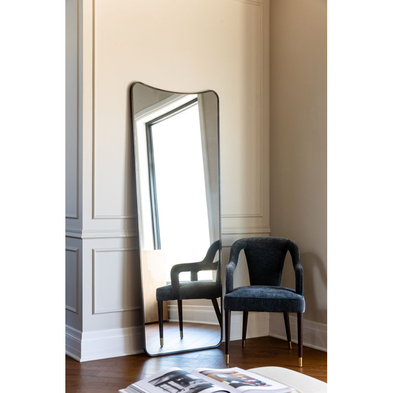 Iris Novelty Brass Mirror