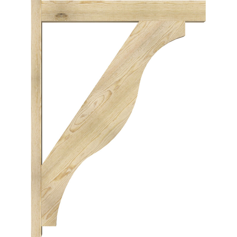 Jeu de blocs Funston, Sapin Douglas de 6 po (sciage brut), P 34 po x H 46 po