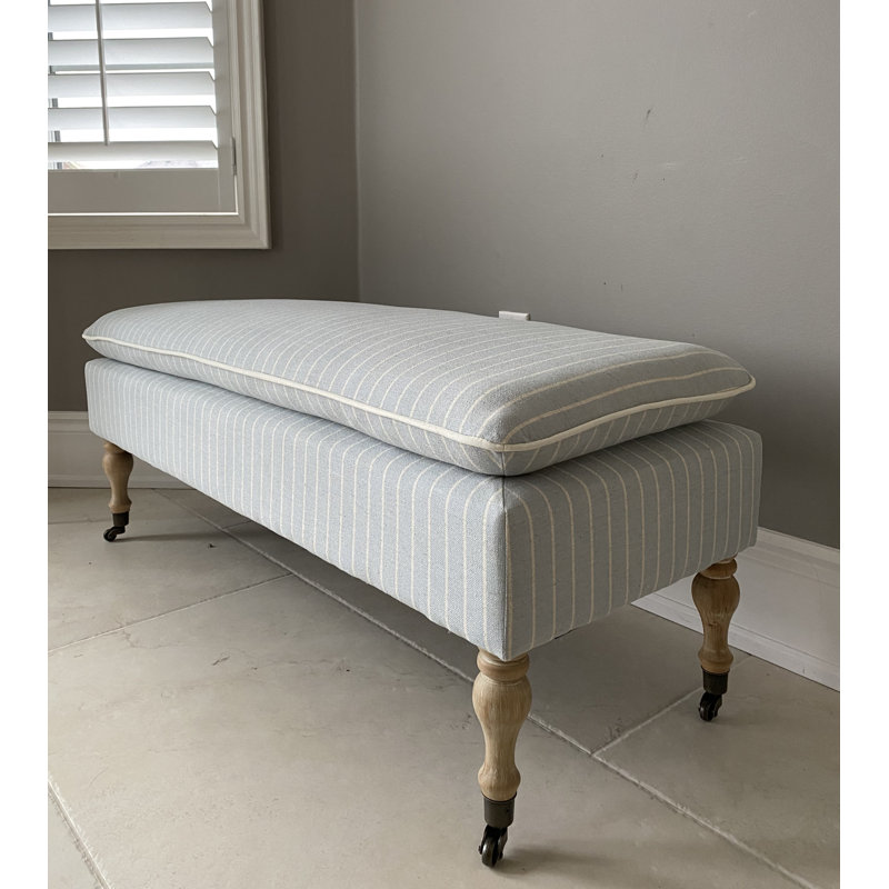 Banc rembourré Andrewson, gris