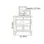 Commode d'appoint de style américain vintage-521496444