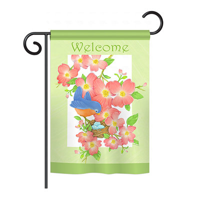 Double Sided 18.5'' H x 13'' W Polyester Garden Flag
