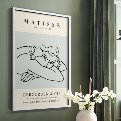 Matisse L, reproduction encadrée - bois massif