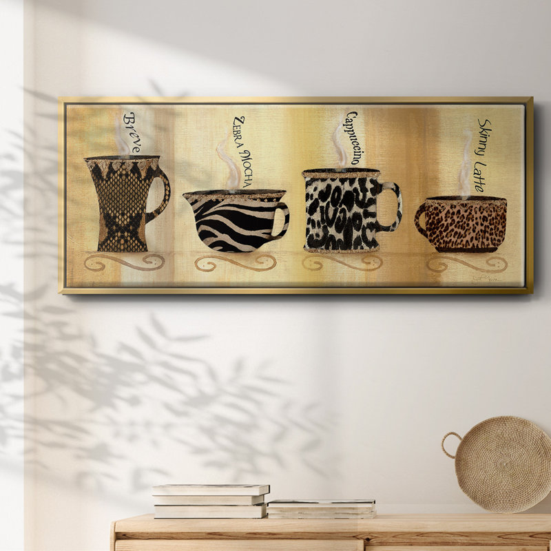 Café Exotica II - toile encadrée, H 20 po x l 50 po