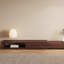 Meuble télé simple en bois massif