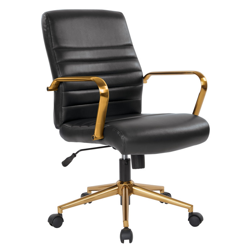 Chaise de travail Turbeville, Noir