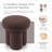 Baumann Mushroom Upholstered Ottoman-1500699048