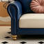 Canapé bleu clair de luxe de style américain-1065415032