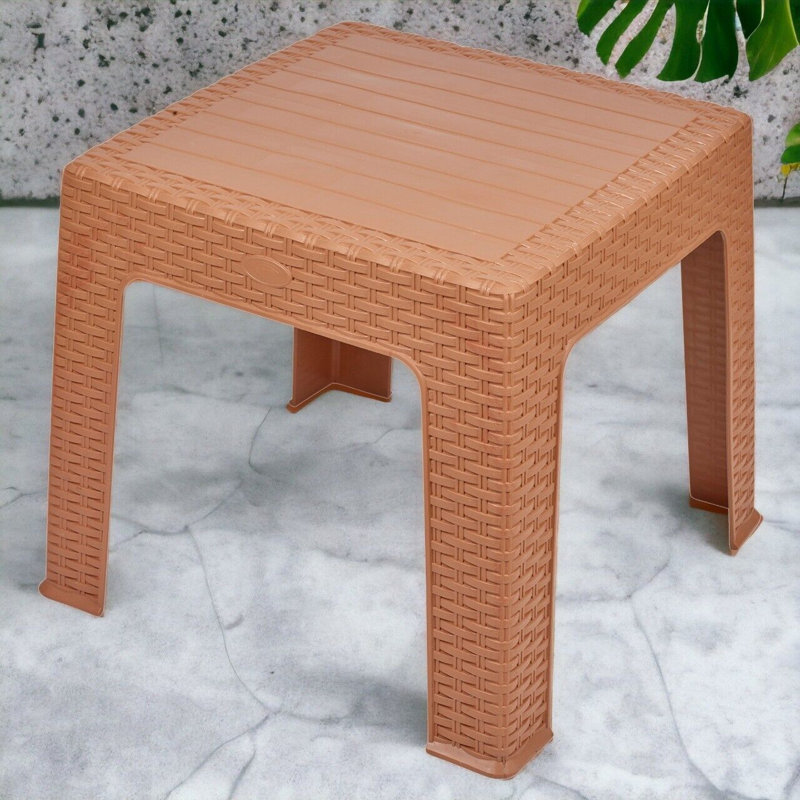 Addlyn Square Outdoor Coffee Table , 43cm cm W 43cm cm D, Cappuccino