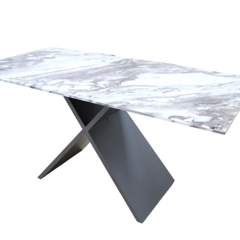 Solid Wood Base Dining Table