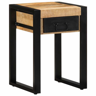 Side Table 35X35x50 Cm Solid Wood Reclaimed