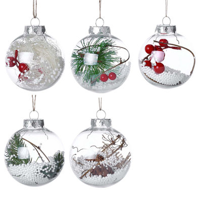 10cm Solid Colour Glass Bauble