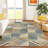 Machine Washable Indoor/Outdoor Lanphear ACN2399 Patchwork Rug-1850648604