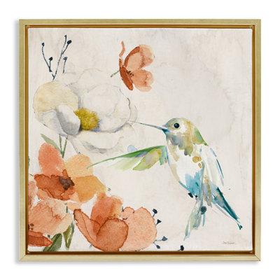 «Cottage Flowers & Bird» par Carol Robinson
