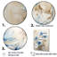 Minimal beige et bleues bleues Expression - impression-1074161440-1074161450