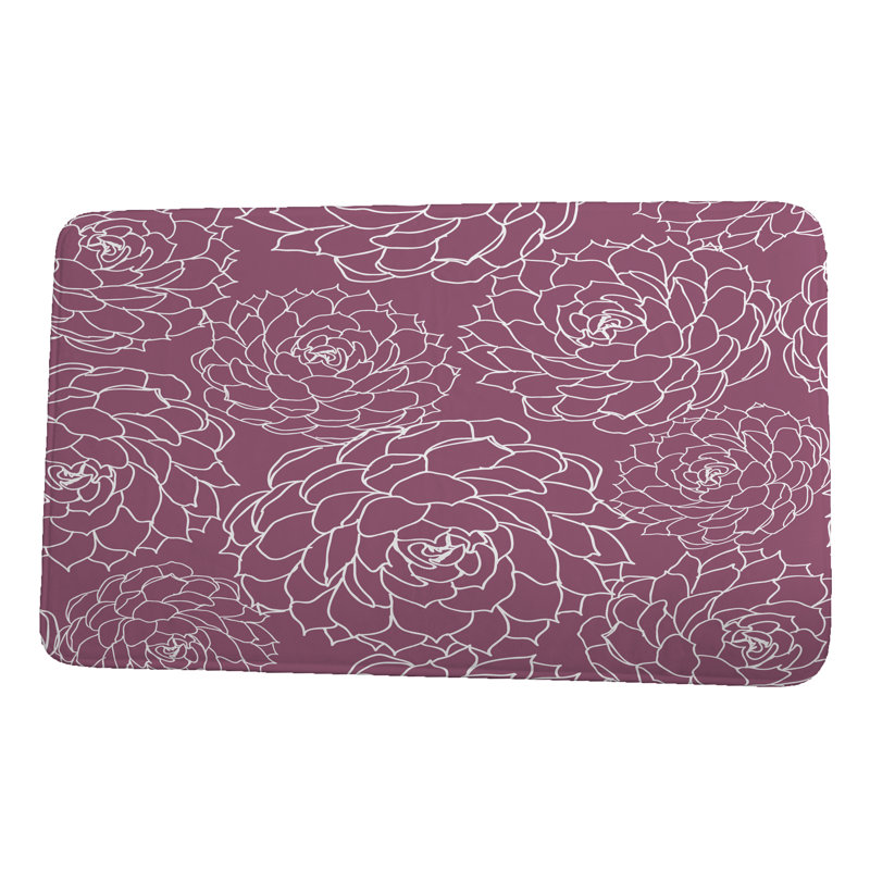 Tapis pour salle de bain malin, H 18 po x L 30 po, Mauve