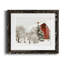 Festive Barn - reproduction de photo sur papier encadrée-748648097-748648099