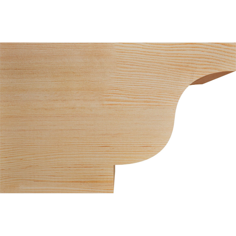 Queue de chevron lisse Newport, Sapin de Douglas, H 12 po x l 18 po x P 5,5 po