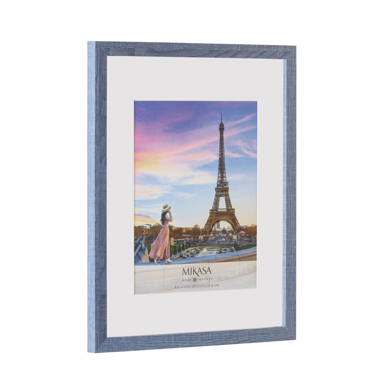 Ensemble de 3 cadres photo 11 x 14 avec 8 x 10 avec passe-partout, Bleu