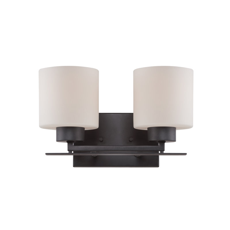 Garan 2 - Light Dimmable Vanity Light, Aged Bronze