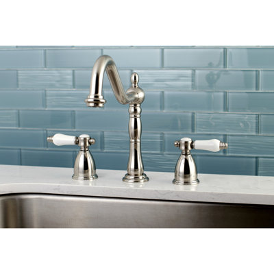 Kingston Brass Bel-Air Double-Handle Widespread Kitchen Faucet