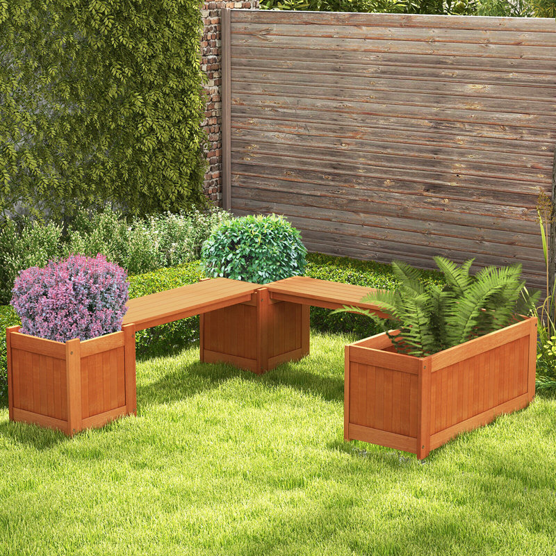 Jardinière en bois franc Arlmont & Co.